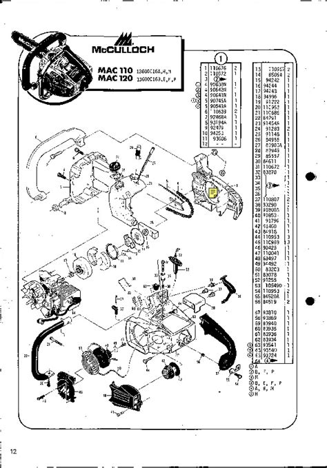 pdf File Size. . Mcculloch mac 110 parts diagram